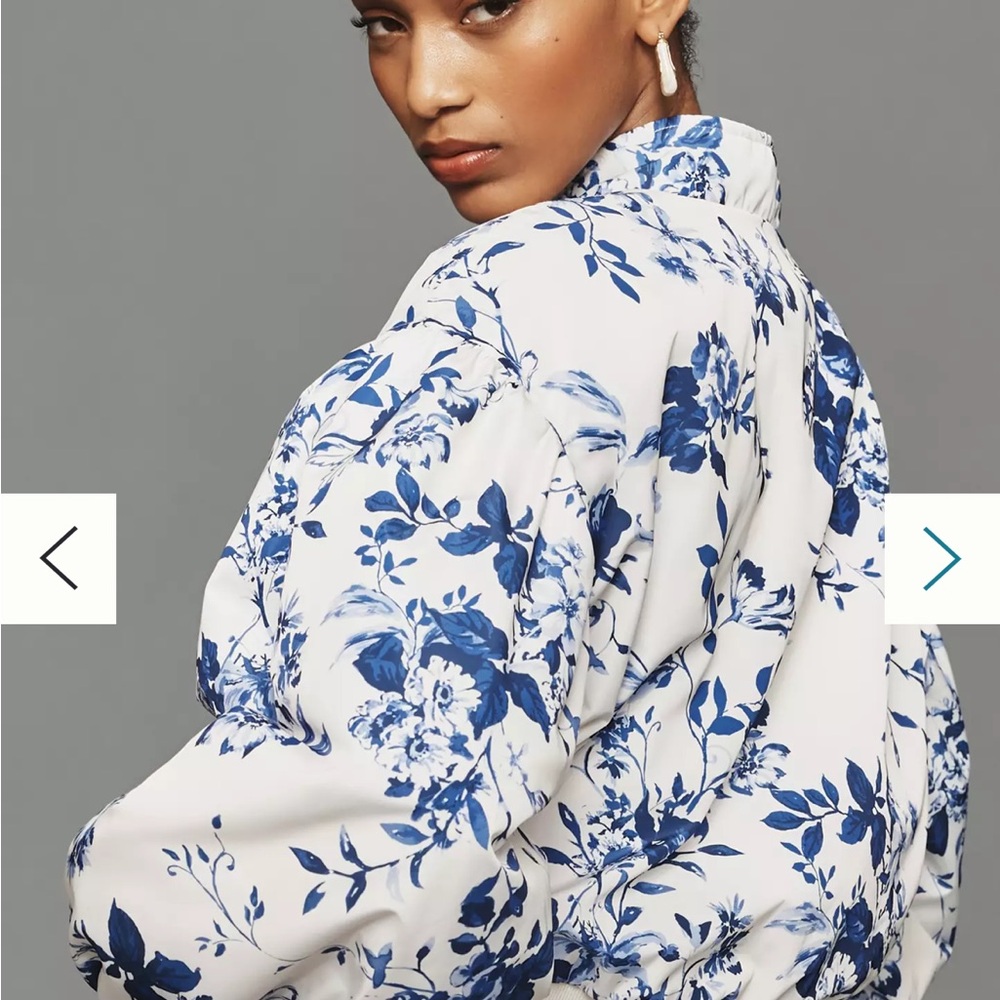 By Anthropologie Cropped Bomber Jacket